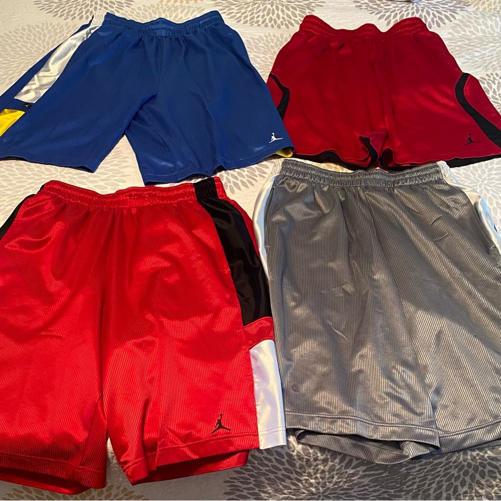 4 Jordan basketball shorts